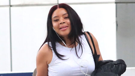 Andre Onana’s model wife Melanie Kamayou pictured leaving Manchester as blunder keeper set for Trabzonspor loan