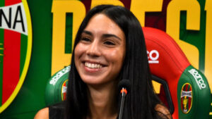 Billionaire’s glamorous daughter, 23, appointed president of Serie C club and they instantly gain legion of new fans