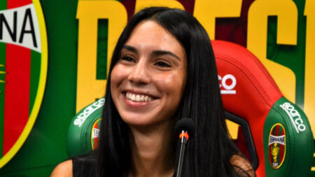 Billionaire’s glamorous daughter, 23, appointed president of Serie C club and they instantly gain legion of new fans