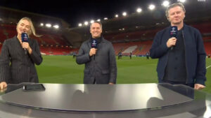 Laura Woods makes awkward ‘virgin’ blunder live on TNT Sports during Champions League coverage