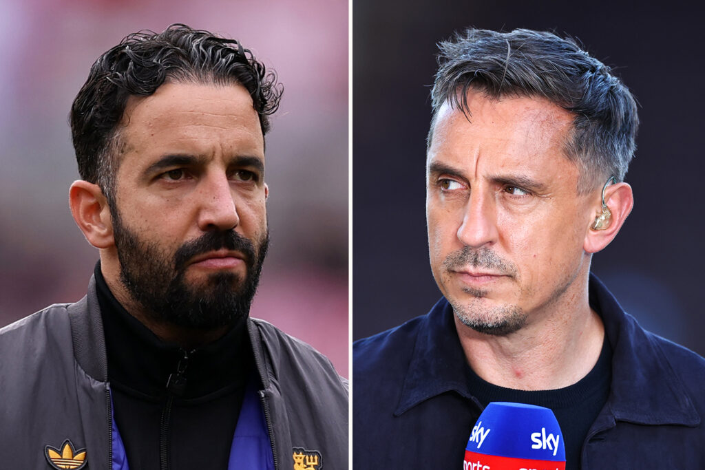 Gary Neville rips into Ruben Amorim for two ‘awful’ Man Utd tactics at Brentford which ‘cannot be seen again’