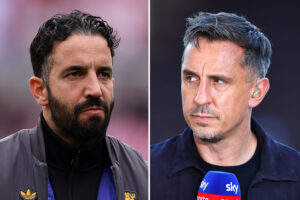 Gary Neville rips into Ruben Amorim for two ‘awful’ Man Utd tactics at Brentford which ‘cannot be seen again’