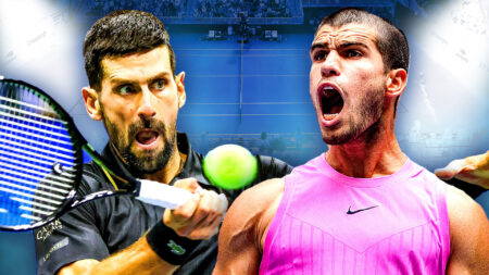 Novak Djokovic vs Carlos Alcaraz LIVE SCORE: US Open 2025 semi-final updates as super Serb takes on World No2 – latest