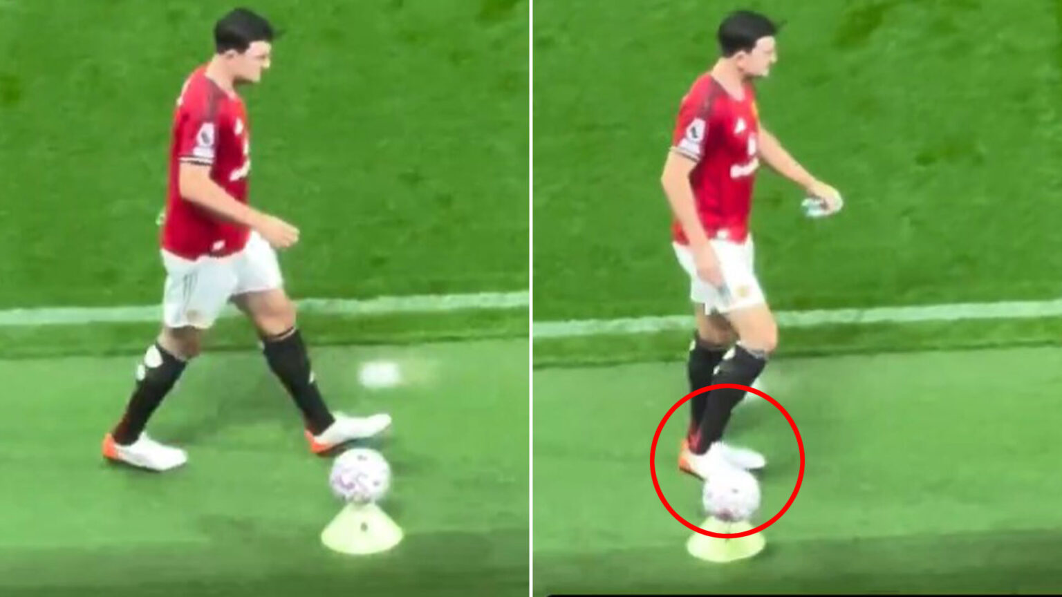 ‘Elite football IQ’ – Harry Maguire spotted engaging in dark arts after being subbed vs Chelsea in unseen footage