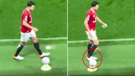 ‘Elite football IQ’ – Harry Maguire spotted engaging in dark arts after being subbed vs Chelsea in unseen footage