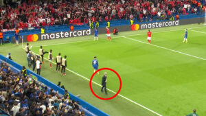 Jose Mourinho hailed for ‘class’ gesture after heading down touchline to rescue Chelsea star from fan abuse