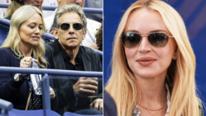 Lindsay Lohan and Ben Stiller lead A-list celebrities flocking to Flushing Meadows for Sinner vs Alcaraz US Open final