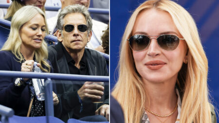 Lindsay Lohan and Ben Stiller lead A-list celebrities flocking to Flushing Meadows for Sinner vs Alcaraz US Open final