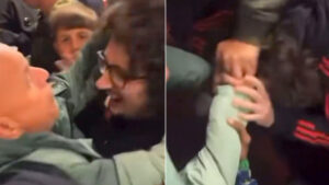 Viral Man Utd fan who refuses to cut hair until they win 5 in a row is attacked by fellow supporter at Chelsea clash