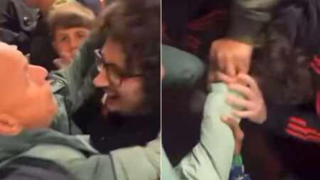 Viral Man Utd fan who refuses to cut hair until they win 5 in a row is attacked by fellow supporter at Chelsea clash