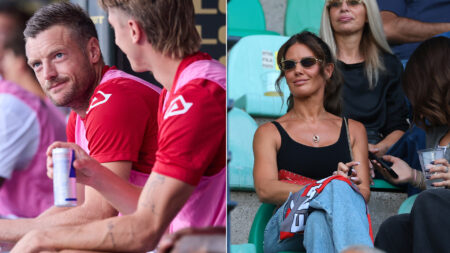 Jamie Vardy’s new Cremonese team-mates copy Leicester legend’s crazy habit as he makes Serie A debut in front of Rebekah