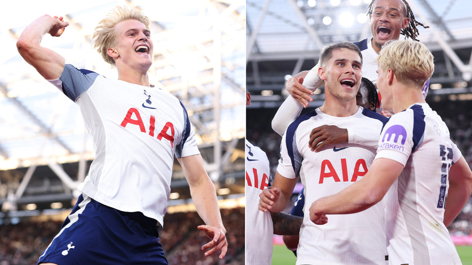 West Ham 0 Tottenham 3: Pressure piles on Graham Potter as Levy-less Spurs thrash rivals after Soucek leg-breaker