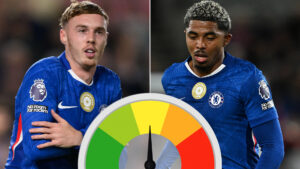 Chelsea ratings: Cole Palmer steps up on injury return but rusty Fofana and anonymous Gittens cost Blues vs Brentford