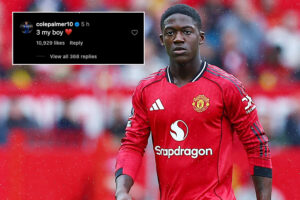 Kobbie Mainoo shares cryptic post after Man Utd transfer exit failed – as Cole Palmer posts mystery message