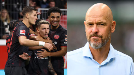 ‘Ten Hag was the problem’ – Bayer Leverkusen earn stunning win with NINE MEN days after sacking ex-Man Utd boss