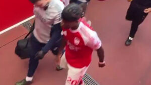 Worrying footage emerges of Noni Madueke amid fears Arsenal star has suffered serious injury