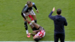 Sunderland star Reinildo lashes out at Matty Cash and sent off in moment of madness