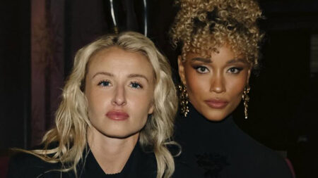 Lionesses captain Leah Williamson and Miss USA girlfriend stun at Ballon d’Or as fans hail ‘new Posh and Becks’