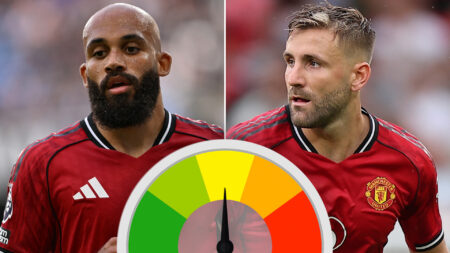 Man Utd ratings: Mbeumo forces wonder save from Donnarumma but that’s as good as it gets as Shaw shown up at every level