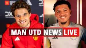 Man Utd transfer news LIVE: Lammens COMPLETES £18m deadline day move, Hojlund LEAVES, Sancho JOINS Aston Villa