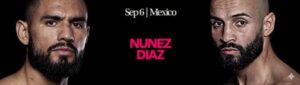 ‘Sugar’ Nunez’s Homecoming Title Defense Against Christopher Diaz-Velez This Saturday on September 6