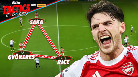 How Arteta’s ‘scrambled eggs’ move baffled Newcastle and set Arsenal on course to mount Premier League title challenge