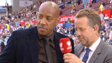 Dion Dublin hailed for emotional ITV interview at England vs Andorra days after his dad passed away