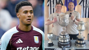 We’re goalless like Aston Villa and play in the 11th tier but we wouldn’t swap our strikers for Ollie Watkins
