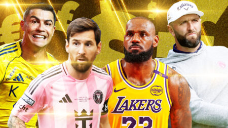 Top 10 highest earning sports stars revealed with Cristiano Ronaldo raking in almost DOUBLE Lionel Messi’s salary