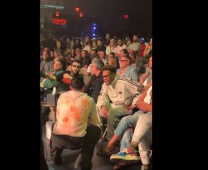 Devin Haney’s Sideline Exchange with Teofimo Lopez during The Underdog