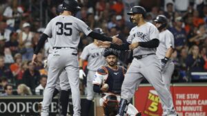 Trent Grisham's grand slam one of three Yankees homers in 7-1 win over Astros