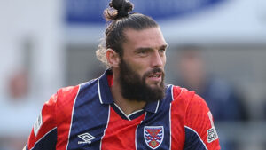 Andy Carroll finally makes Dagenham and Redbridge debut but ex-England star unable to stop thumping
