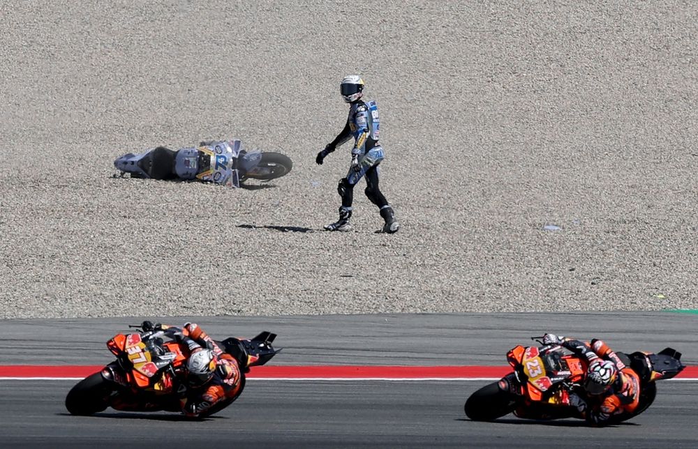Alex Marquez, Gresini Racing crash