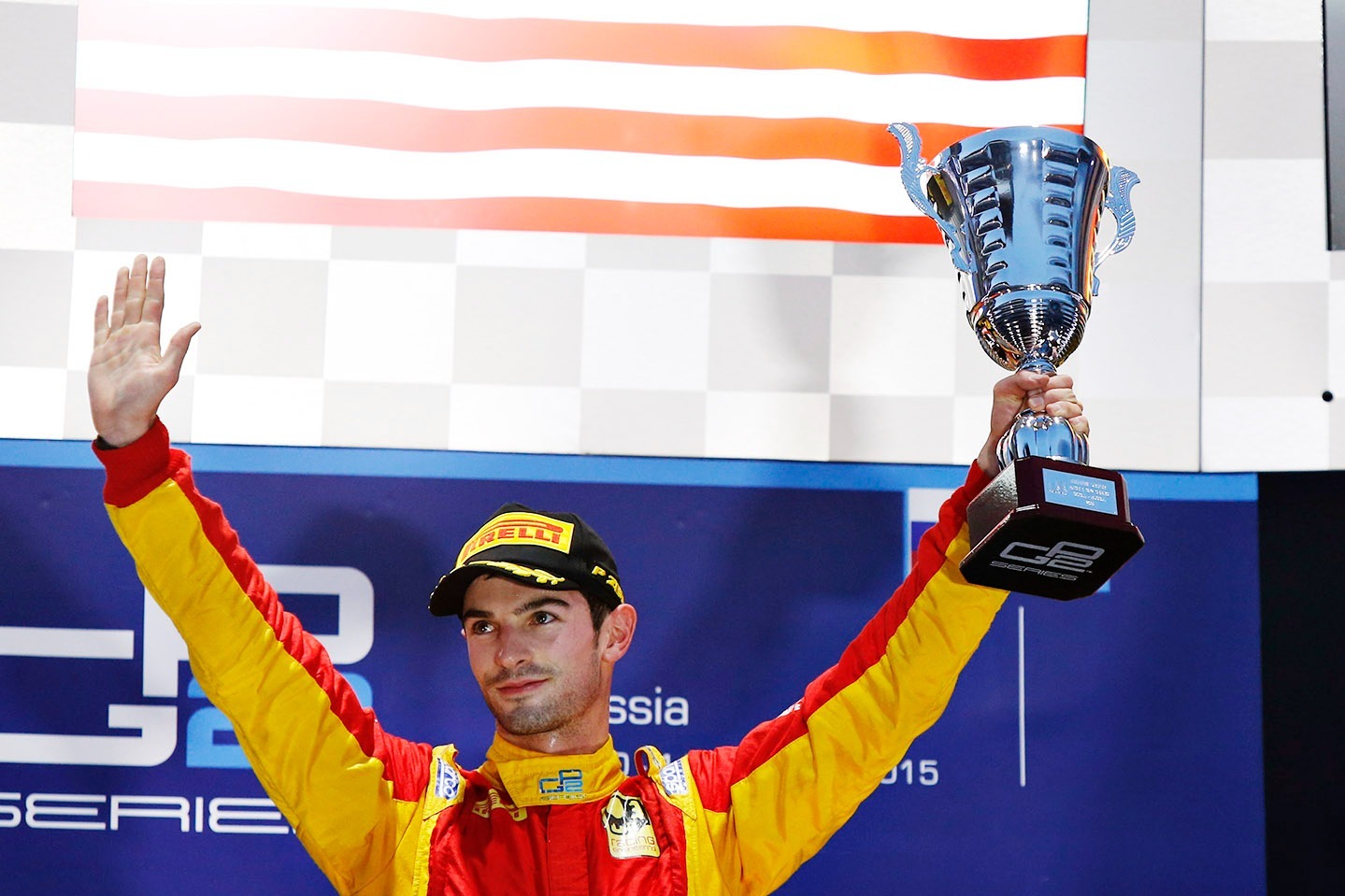 Race winner Alexander Rossi, Racing Engineering