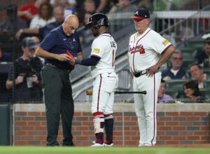 Braves 2B Ozzie Albies leaves win over Nationals with fractured bone in left hand