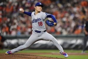Yoshinobu Yamamoto falls one out short of a no-hitter, then Dodgers lose in Orioles walk-off
