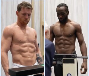 Canelo Alvarez 167.5 vs. Terence Crawford 167.5 – Official Weigh-in results for Saturday