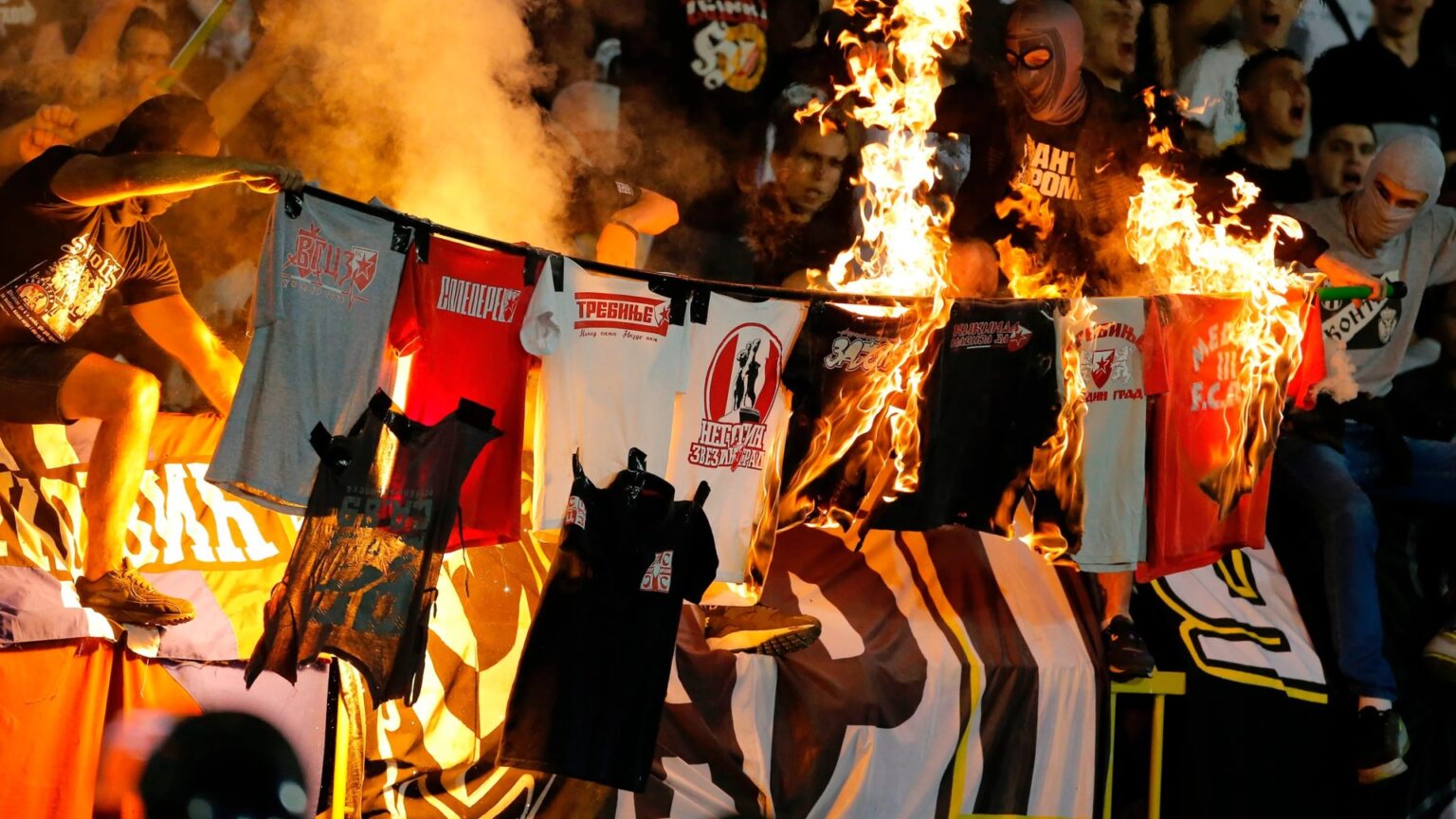 I’ve seen footie hooliganism across the globe but England’s World Cup clash in Serbia scares me more than anything
