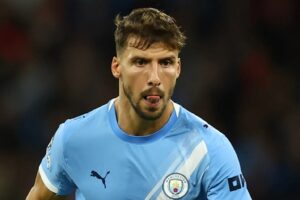 ‘I don’t care’ – Man City star Dias takes dig at rivals Arsenal and their ‘mind games’ ahead of Premier League clash