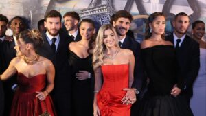 PSG Wags steal show as Ballon d’Or winner Ousmane Dembele and team-mates arrive at glitzy gala