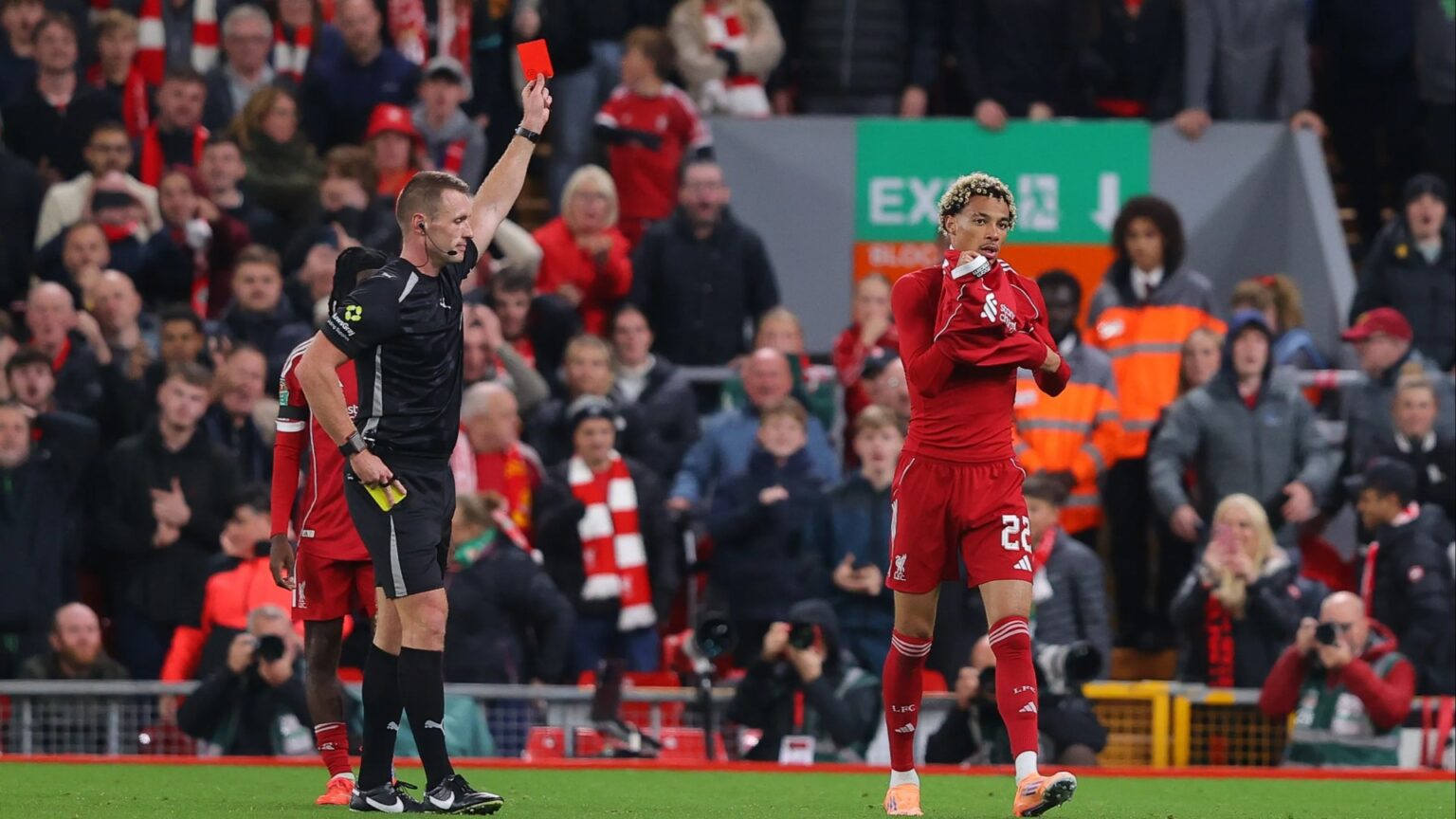 Will Hugo Ekitike be suspended for Liverpool against Crystal Palace in the Premier League?