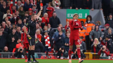 Will Hugo Ekitike be suspended for Liverpool against Crystal Palace in the Premier League?