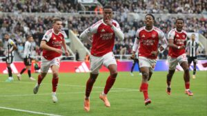 Newcastle vs Arsenal LIVE RESULT: Gabriel’s 96th-minute winner completes stunning turnaround as Gunners close gap on top