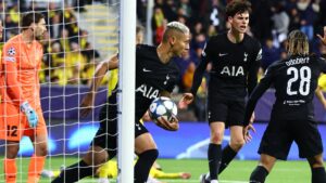 Bodo/Glimt 2 Tottenham 2: Spurs snatch dramatic late draw with bizarre own goal after two farcical VAR delays
