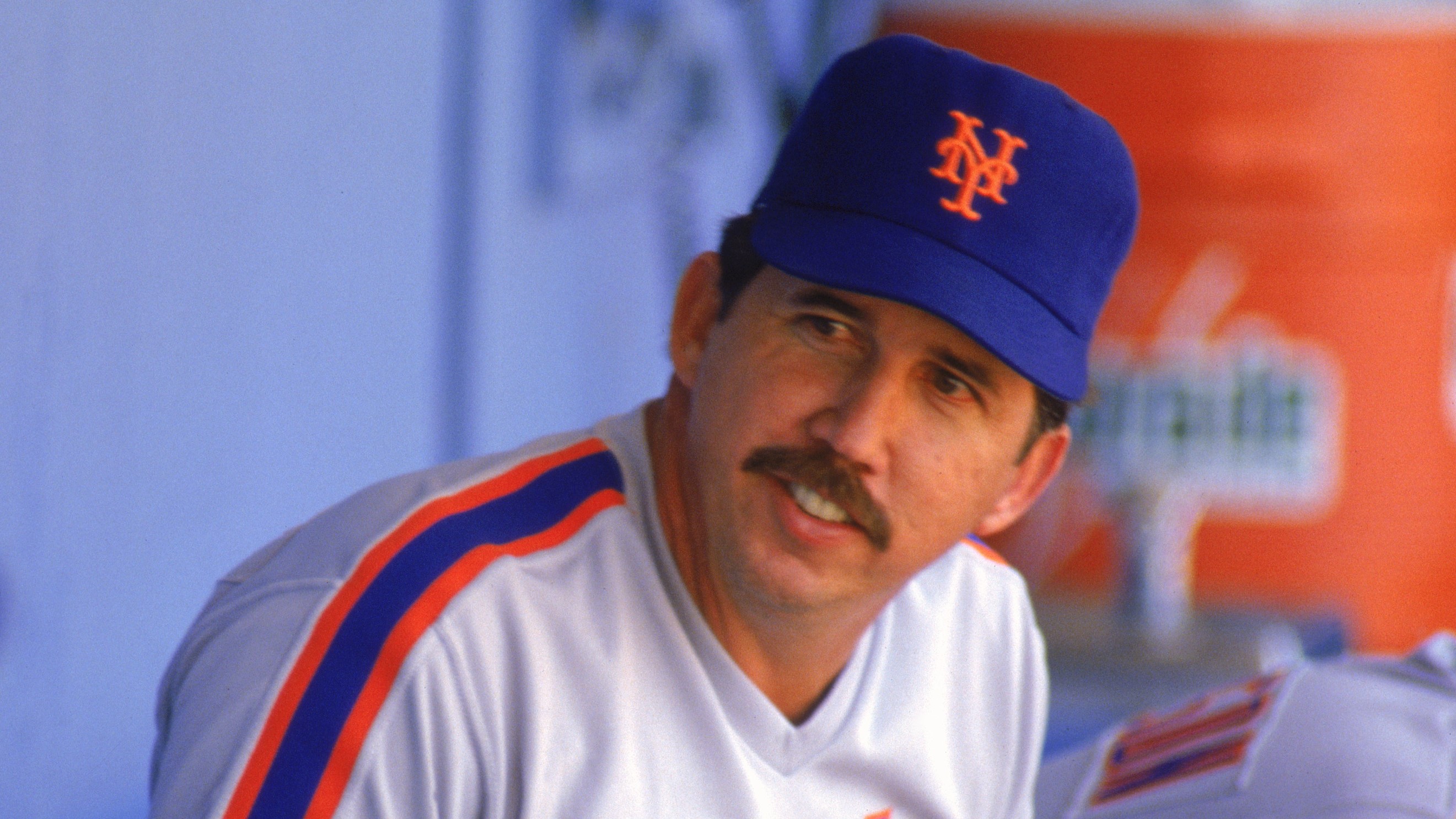 Davey Johnson while managing the Mets