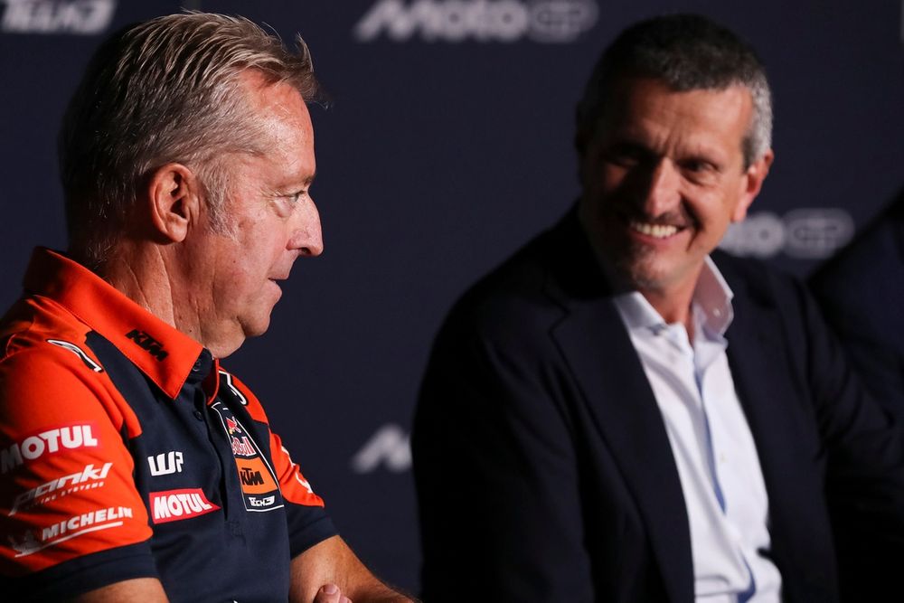 Guenther Steiner, Herve Poncharal, Richard Coleman, Red Bull KTM Tech3