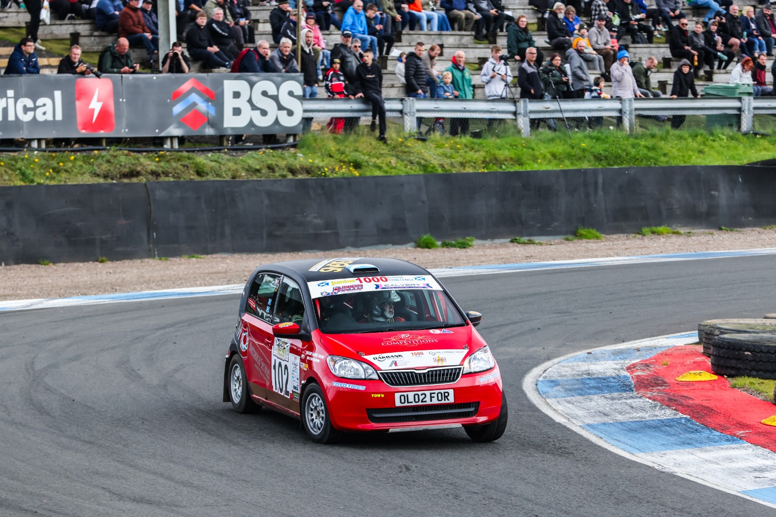 Forrester's Skoda was triumphant on the junior rally
