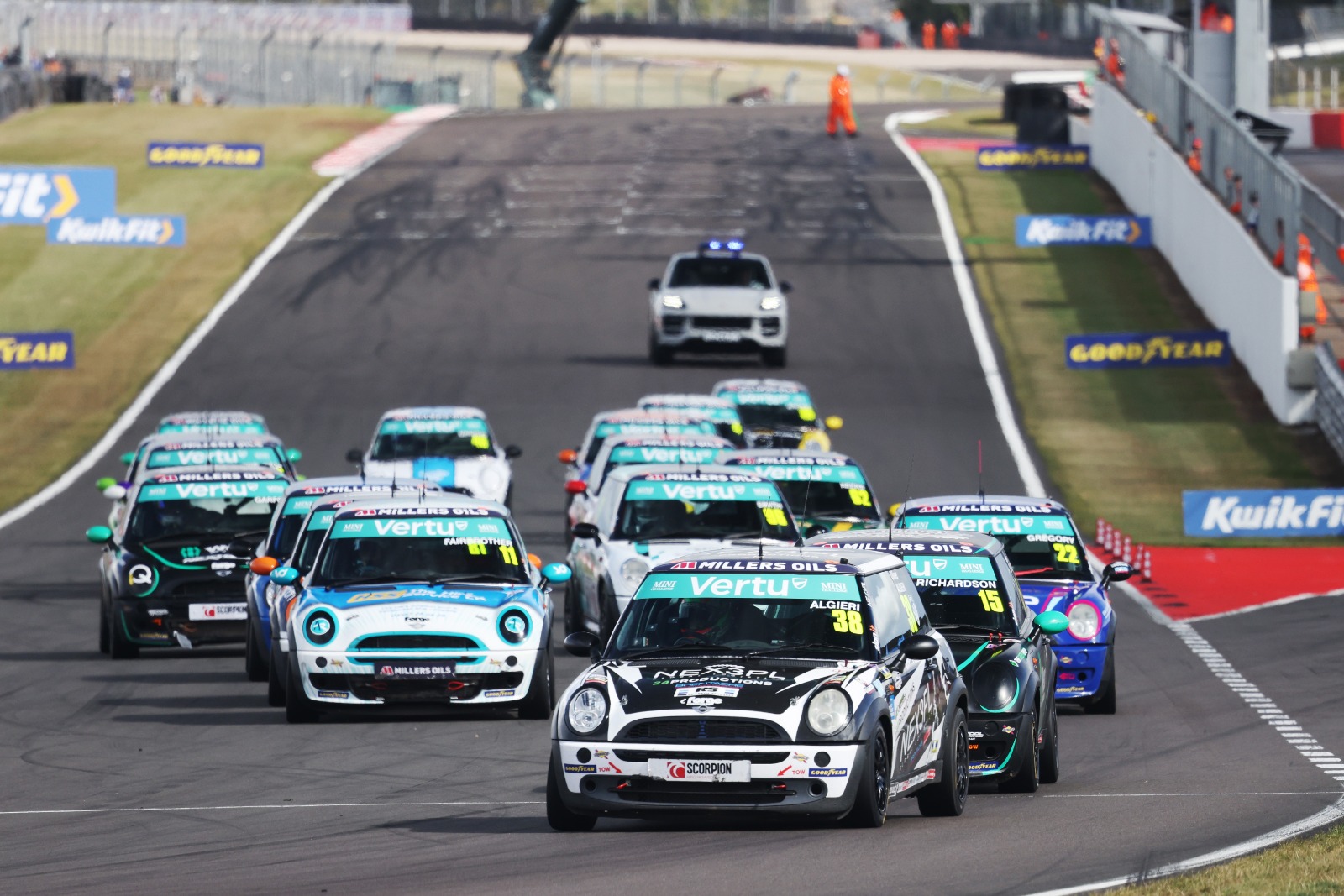 Algieri was again the class of the Cooper competitors, winning all three contests on the road