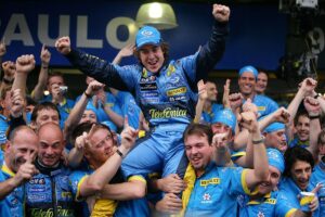When Alonso won his maiden F1 world title