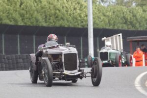 Young racers and light brigade charge at VSCC Mallory Park